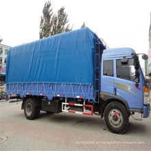 La cubierta plástica protectora de la lona doble del hdpe del azul de la virgen del 100% utilizó el camión